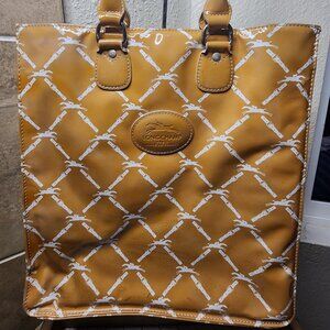 Longchamp Patent Leather Top Handle Bag